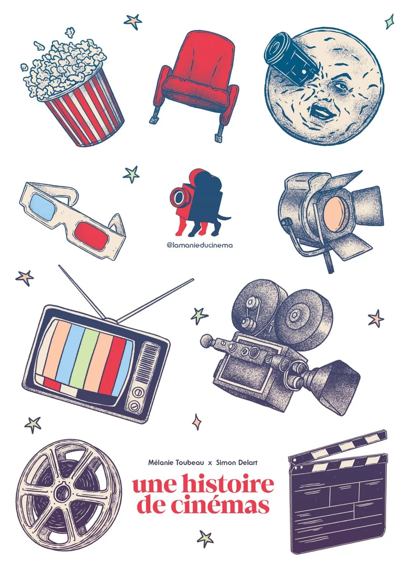 Stickers AUTOCOLLONS LE CINÉMA 🎥