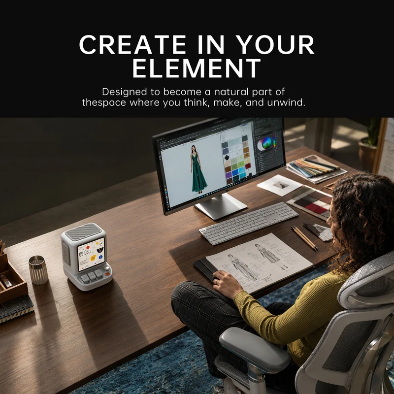 Divoom Astrotoo + FlowToo – Desk & Bedside Speaker Bundle