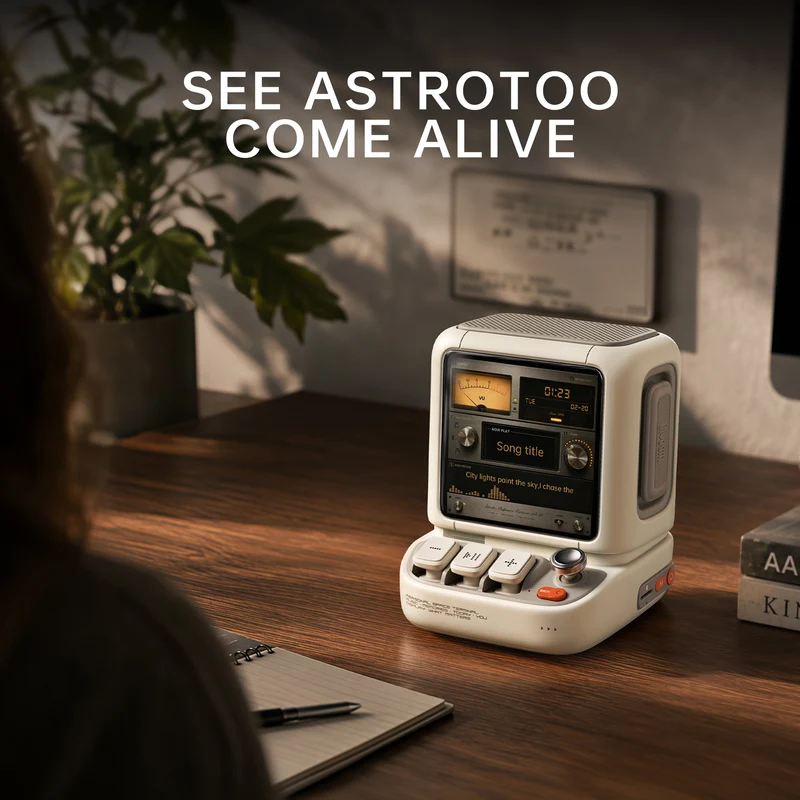 Divoom Astrotoo + FlowToo – Desk & Bedside Speaker Bundle