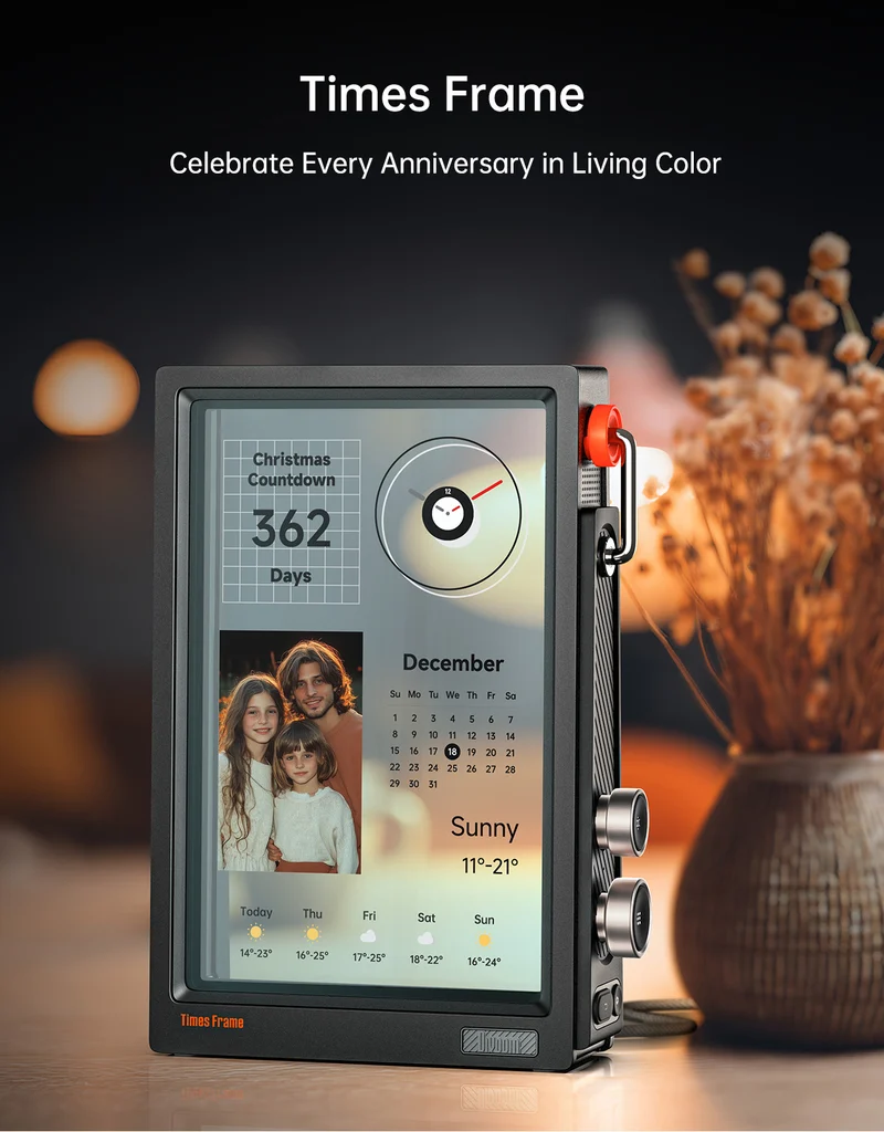 Divoom Emodo Pixel Badge + Times Frame Bundle