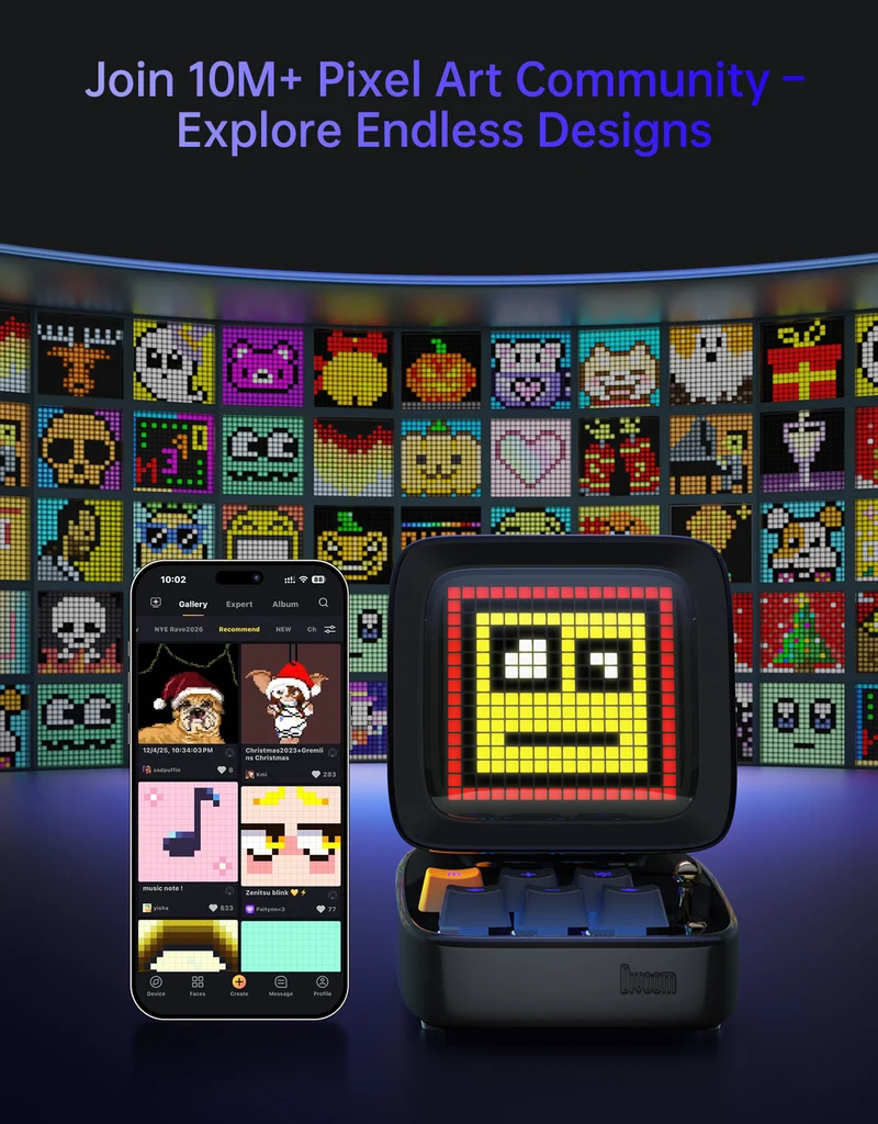 Divoom MiniToo + Ditoo-Pro Summer Pixel Art Bundle