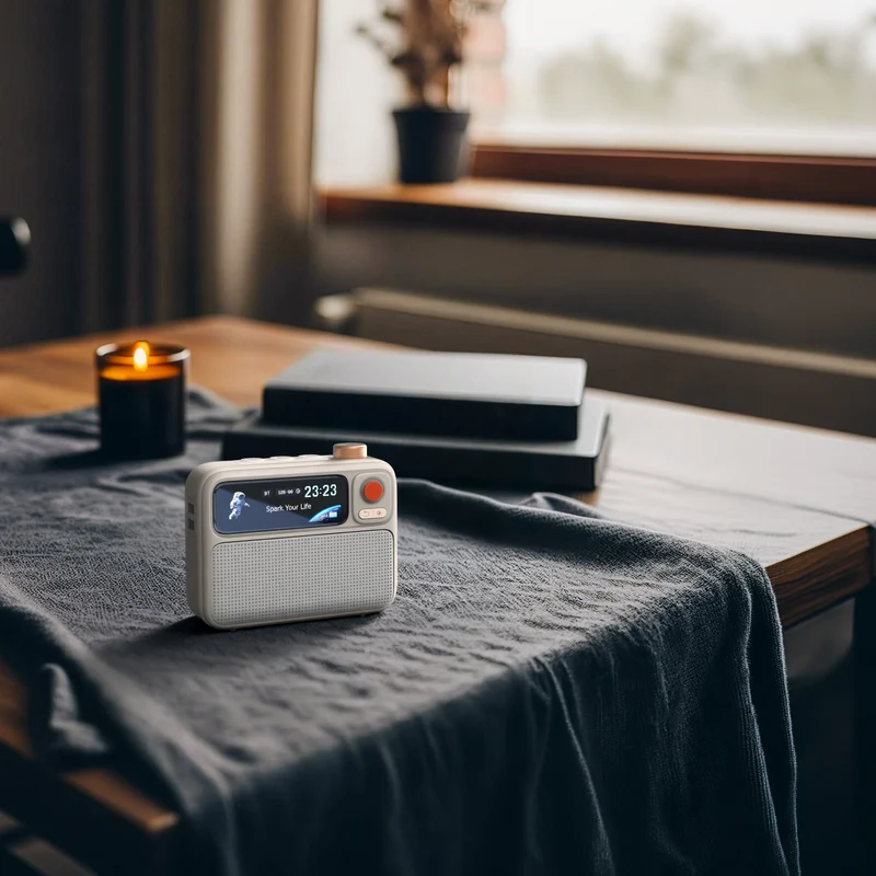 Divoom FlowToo Premium Bedside Speaker & Smart Sleep Clock