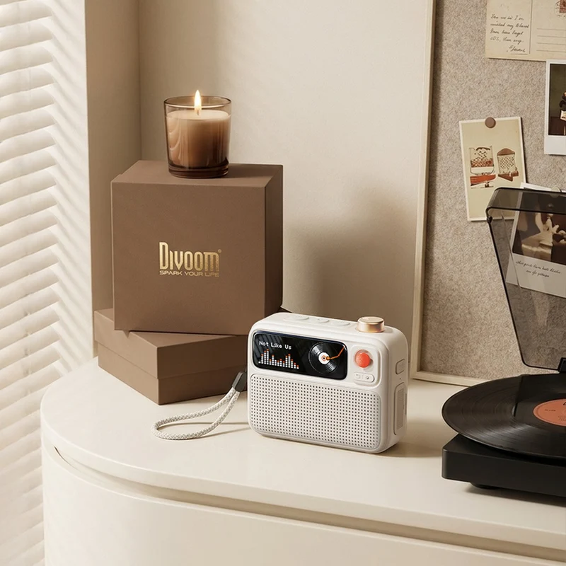 Divoom FlowToo Premium Bedside Speaker & Smart Sleep Clock