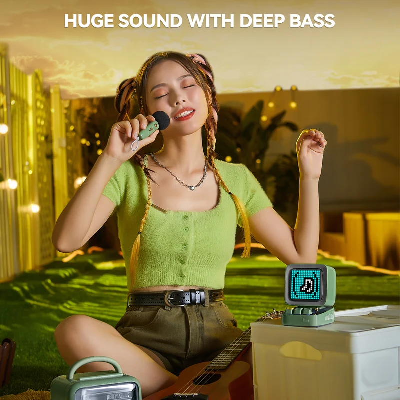 Divoom Ditoo 5-Mic Bluetooth Karaoke Speaker