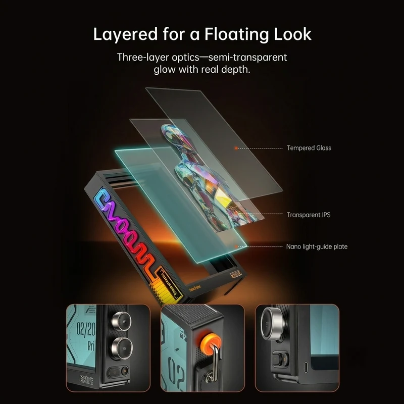 Divoom Times Frame Floating Smart Desk Display