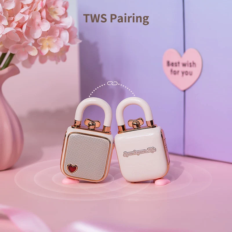 Divoom Lovelock Portable Bluetooth Speaker Gift