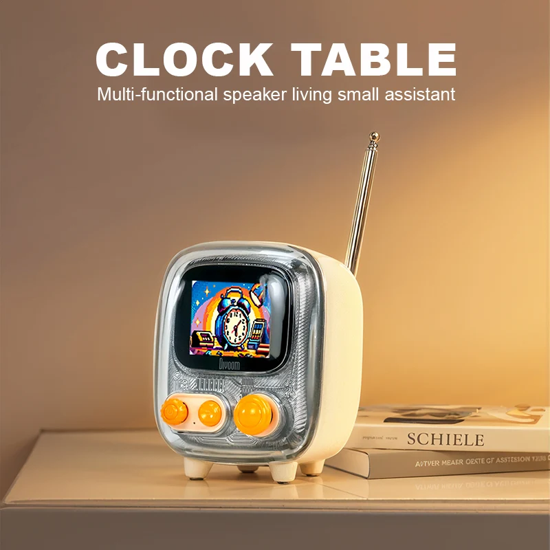 Divoom Tiivoo-2 Retro Pixel Bluetooth Speaker with Photo Album Display