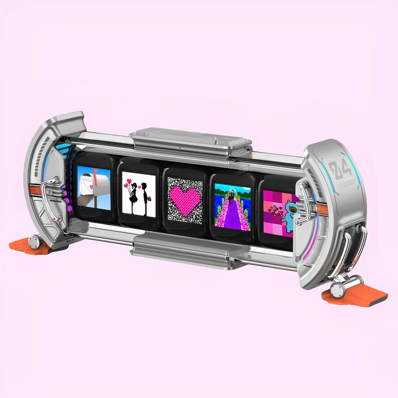 Divoom Times Gate Pixel Art Info Display with 5 Smart LCD Screens