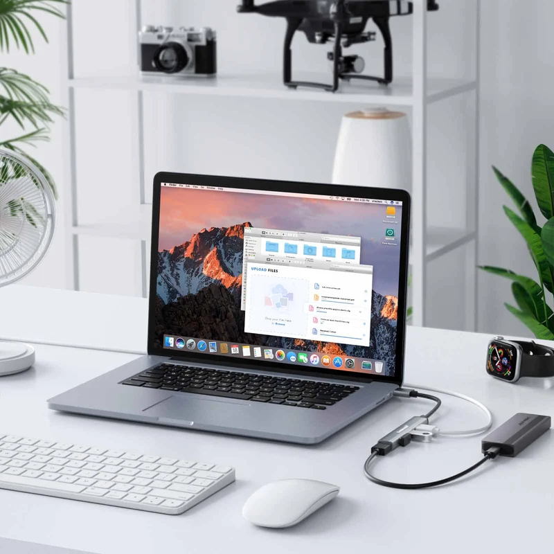 Lemorele TC53 USB-A 4-in-1 Hub with USB 3.0 and 3×USB 2.0 Ports
