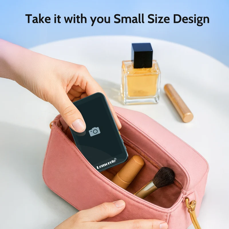 Lemorele R600 Magnetic Selfie Display with Bluetooth Zoom & HD Screen