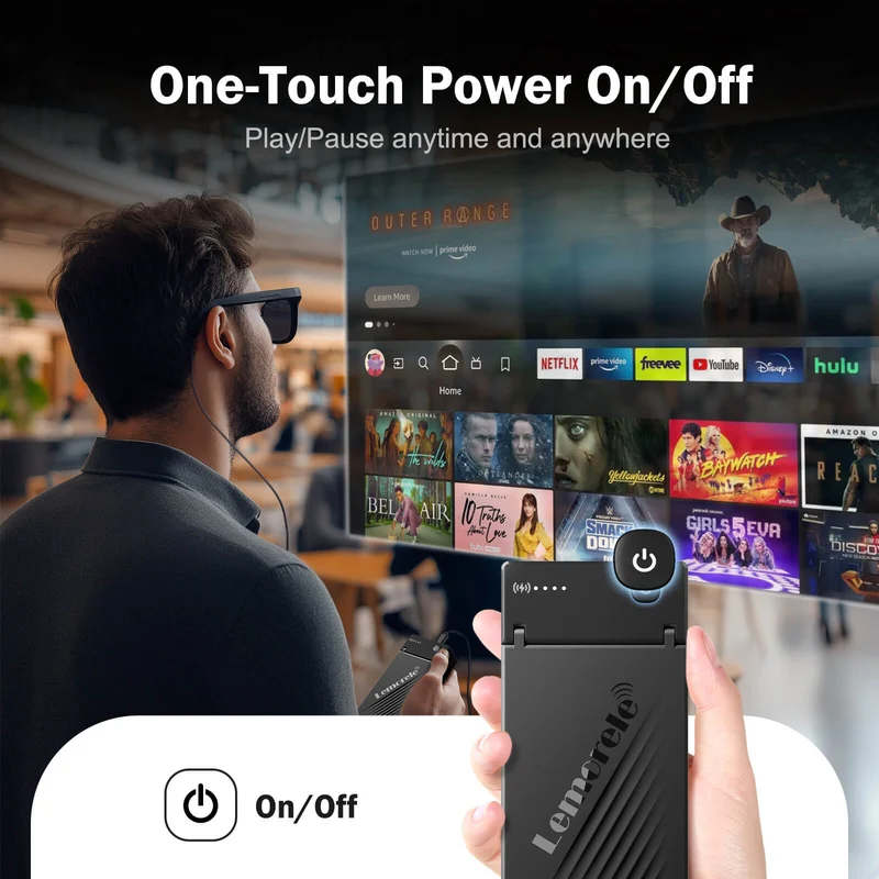 Lemorele HD200 Portable HDMI to Type-C Converter | Compatible with Fire Stick & AR Glasses