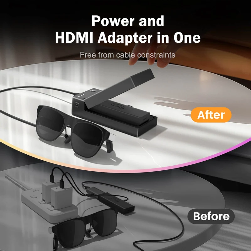 Lemorele HD200 Portable HDMI to Type-C Converter | Compatible with Fire Stick & AR Glasses