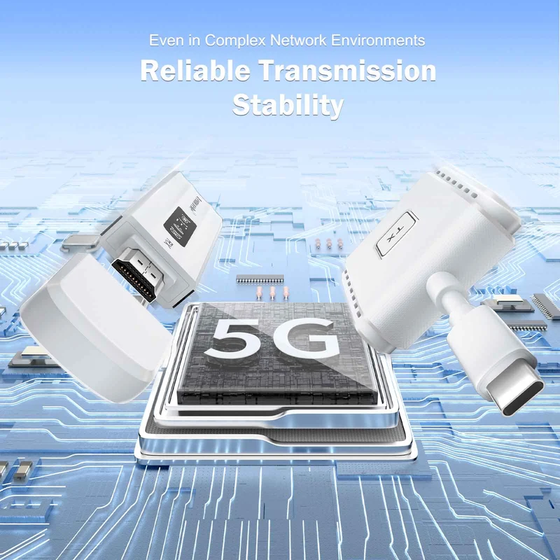 Lemorele 1080P Wireless HDMI/USB-C Kit