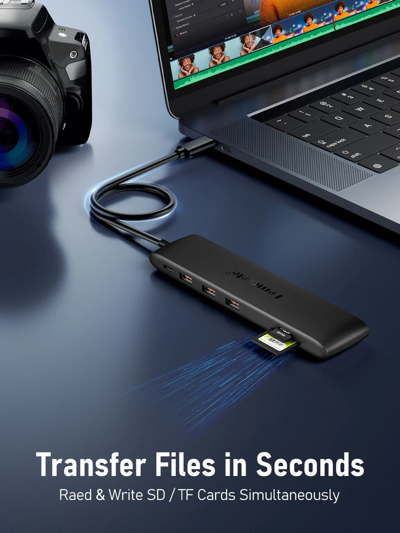 Lemorele TC97 All-in-One USB-C Dock Built for Creators on the Move