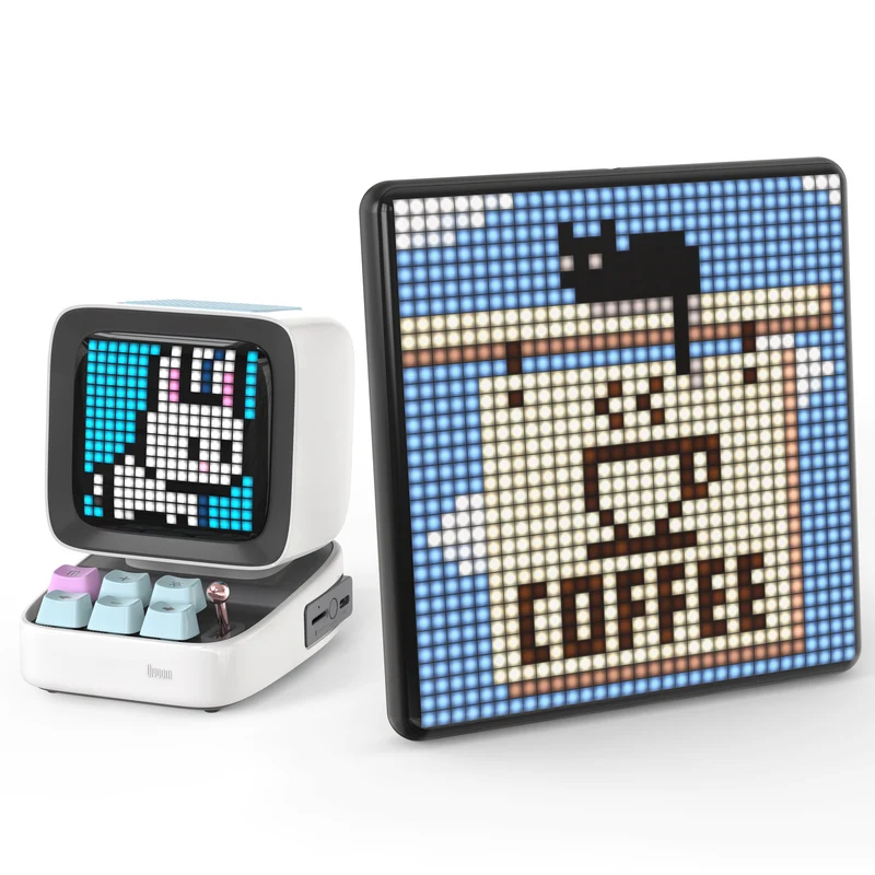 Divoom Pixoo-Max & Ditoo Pro Pixel Display Bluetooth Speaker Bundle