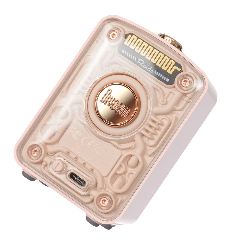 Divoom Fairy-OK Retro Mini Karaoke Speaker with Wireless Microphone