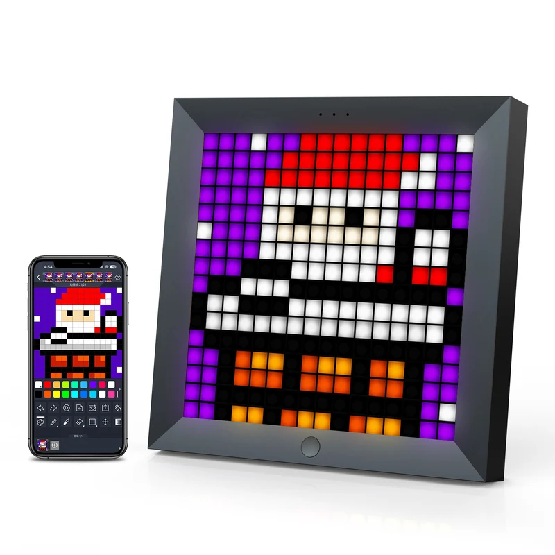Divoom Pixoo 16x16 Pixel Art LED Display for Gaming Room Decor