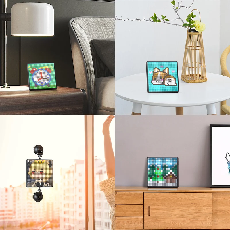 Divoom Pixoo-Max 32x32 Pixel Art LED Display for Room Decor