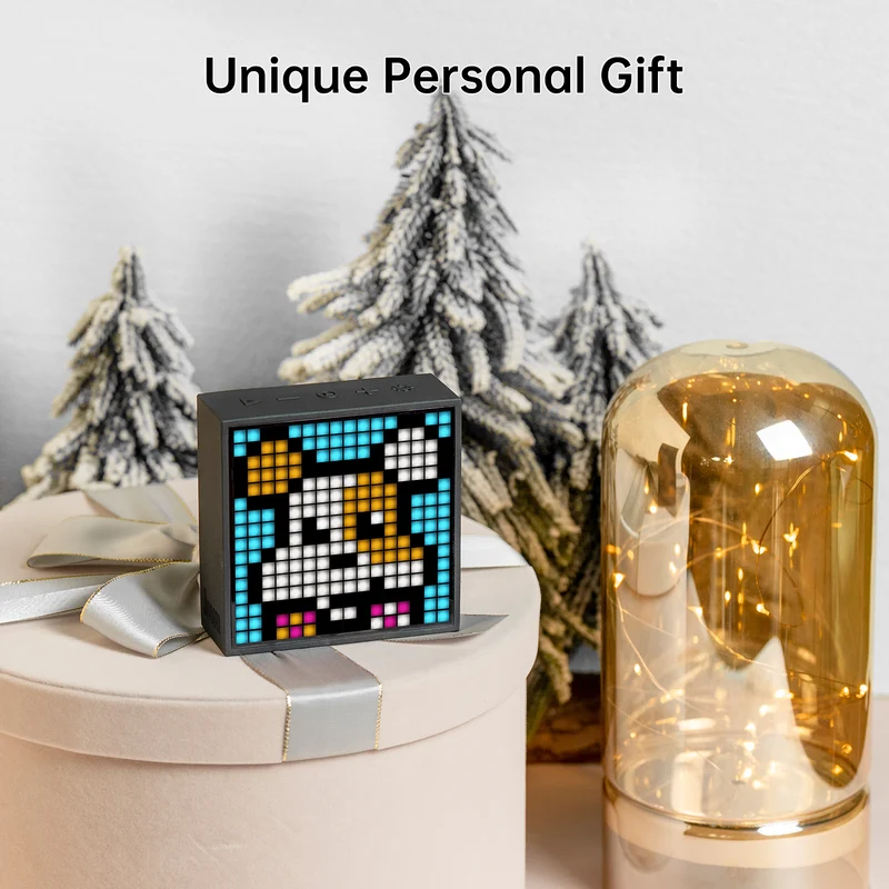 Divoom Timebox-Evo Pixel Art Bluetooth Speaker with 16x16 DIY LED Display