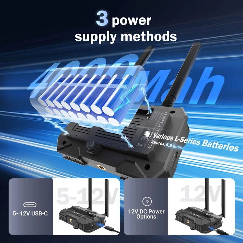 Lemorele R200 HDMI & Type-C | 1TX to 4RX Wireless Kit