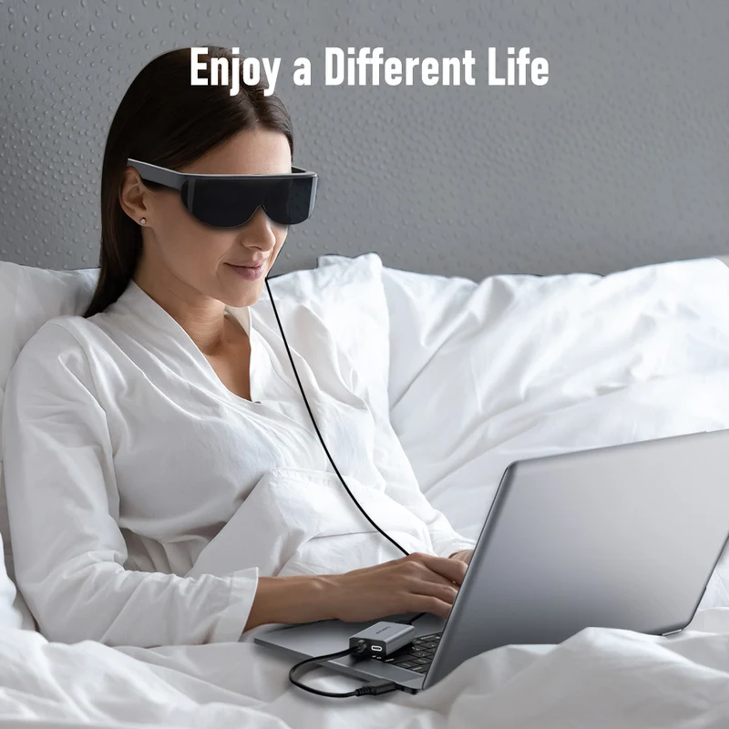Lemorele LD50 HDMI to USB-C Adapter for AR Glasses, 4K60Hz Support