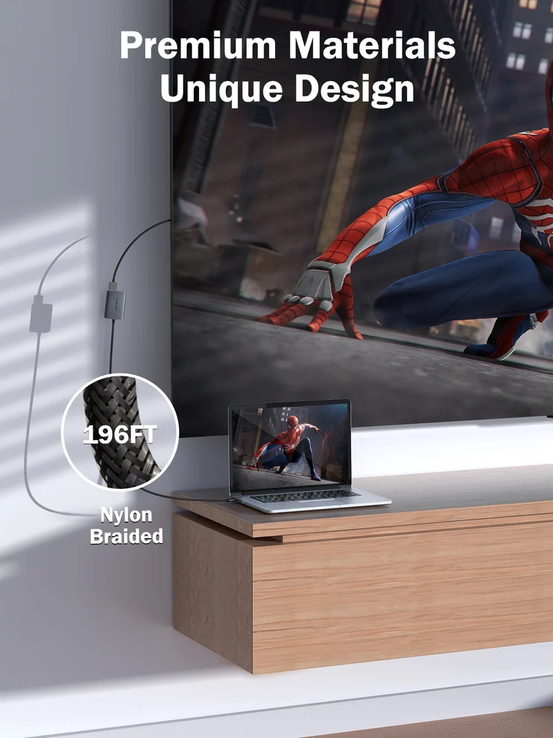 Lemorele HD30 Dual HDMI Adapter with 4K30Hz + 1080P60Hz and 60W PD Charging