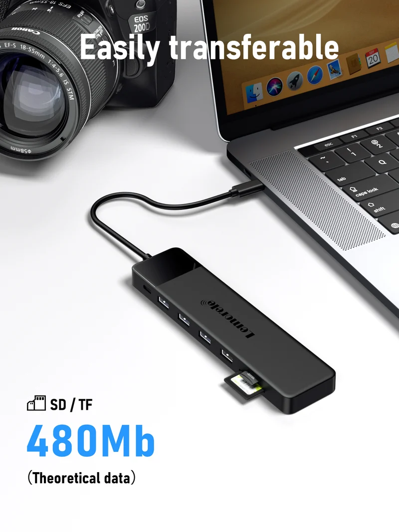 Lemorele TC200 13-in-1 USB-C Hub with Dual HDMI, VGA & PD 100W