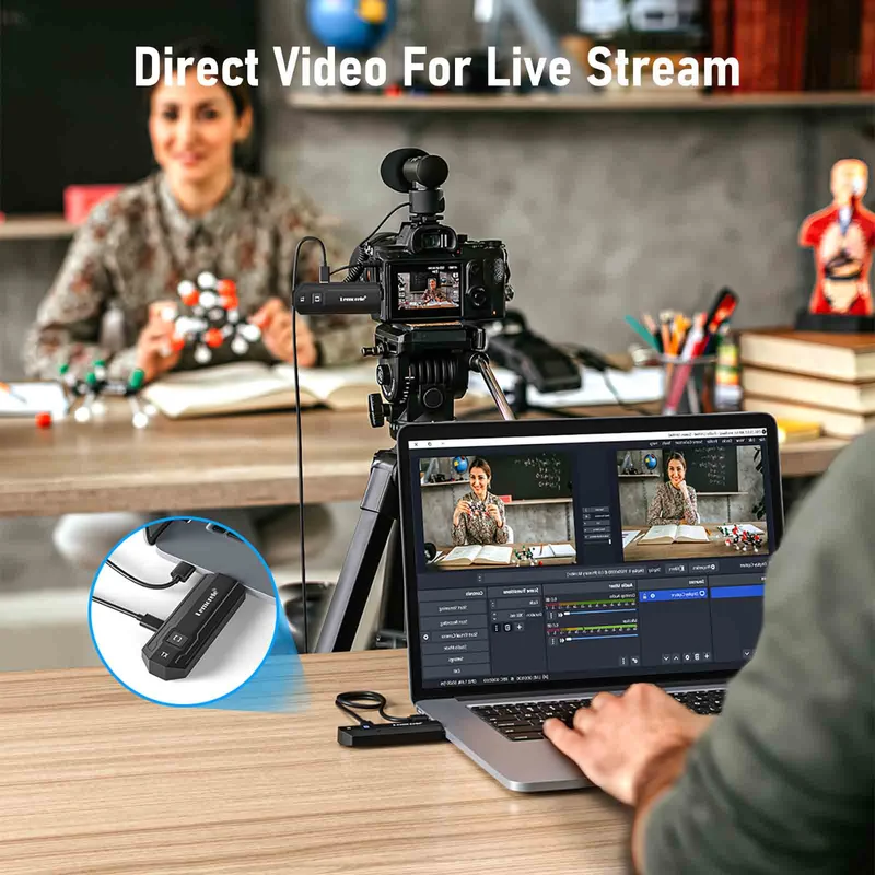 Lemorele Wireless HDMI Kit – 4K/1080P, Ultra-Low Lag