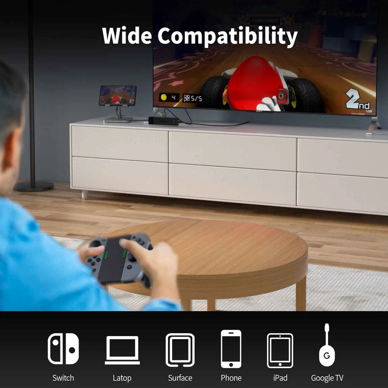Lemorele TC100 | 13-in-1 USB-C Dock for MacBook with Dual 4K HDMI