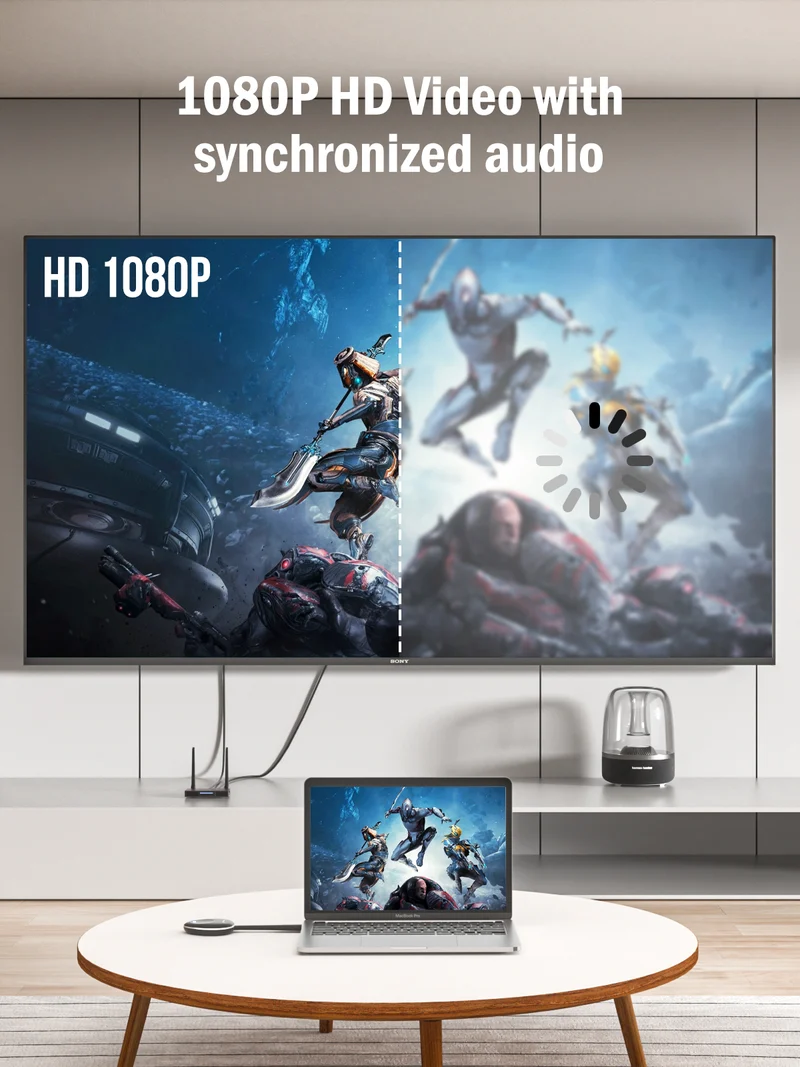 Lemorele G50R20 HDMI Wireless 4K/1080P | Supports 8TX to 1RX