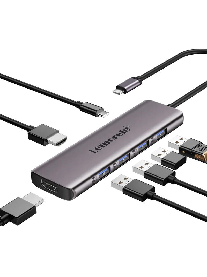 LEMORELE™ TC66 | USB C Hub 7 in 1