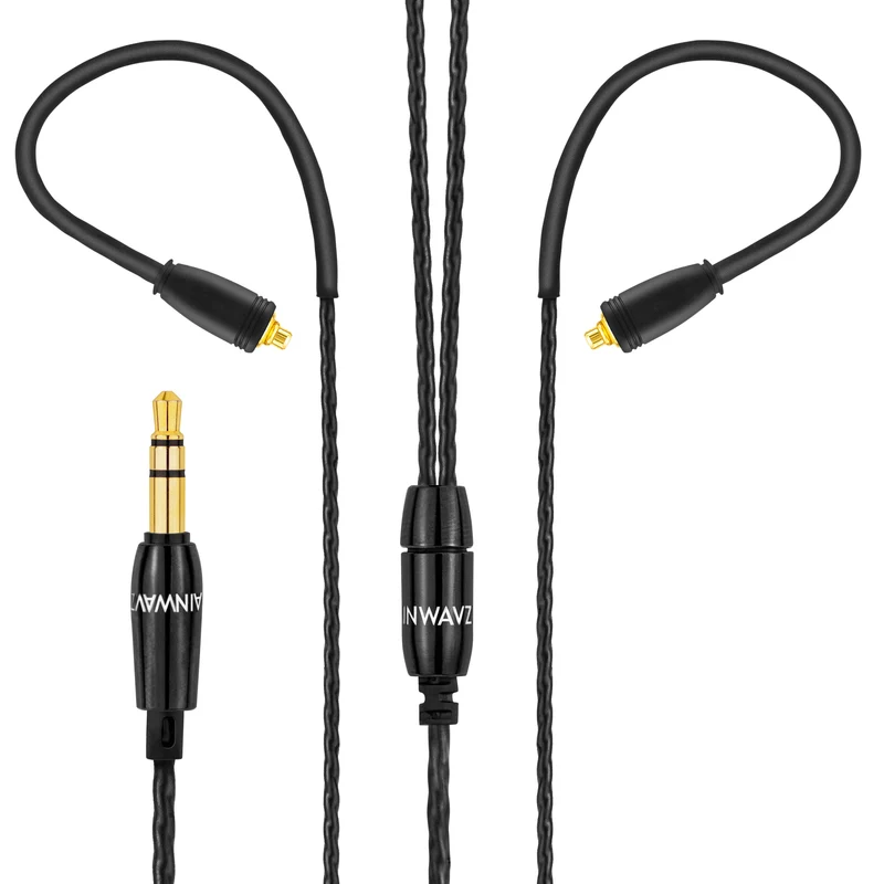 Câble pour écouteurs avec connecteur MMCX (jack 3.5 mm)
