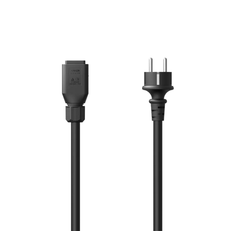 Anker SOLIX AC-kabel met Schuko-stekker (15m)