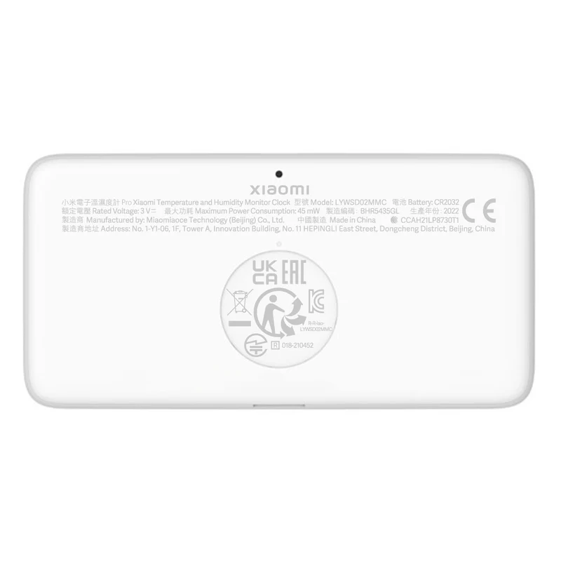 Xiaomi Mi Temperatuur- en Vochtigheidsmonitor Klok
