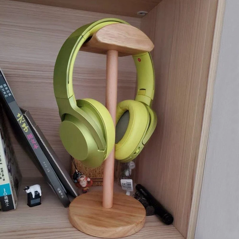 Universal Wooden Headphone Stand