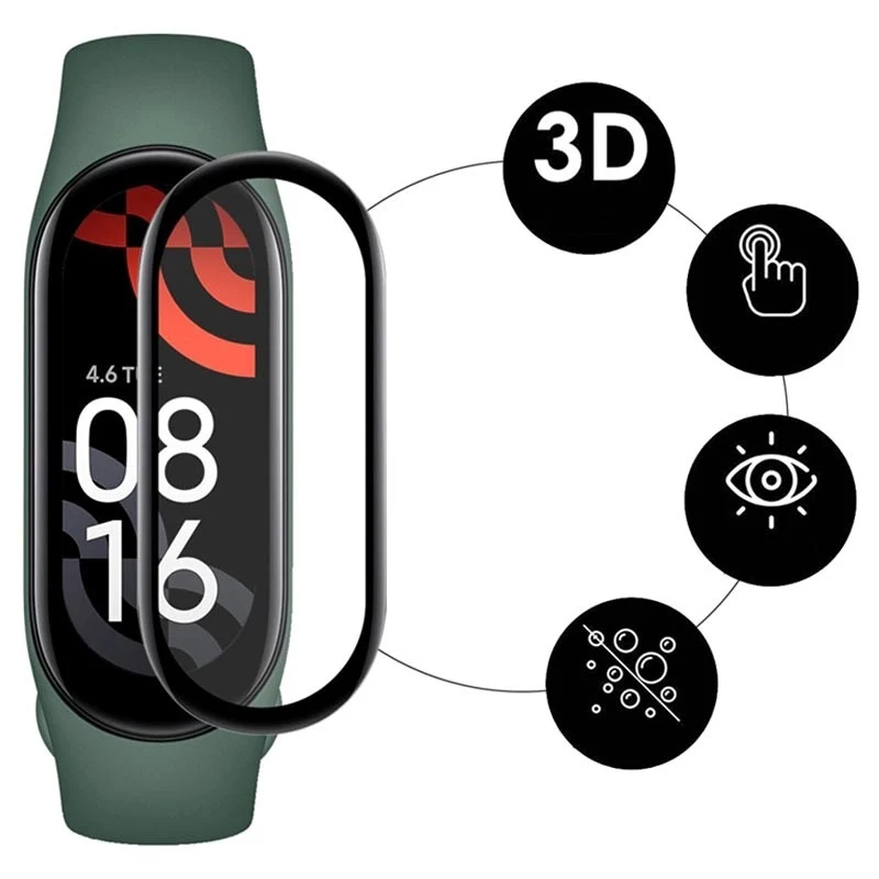 Xiaomi Mi Band 7 Curved Edge Screen Protector (set van 2 stuks)