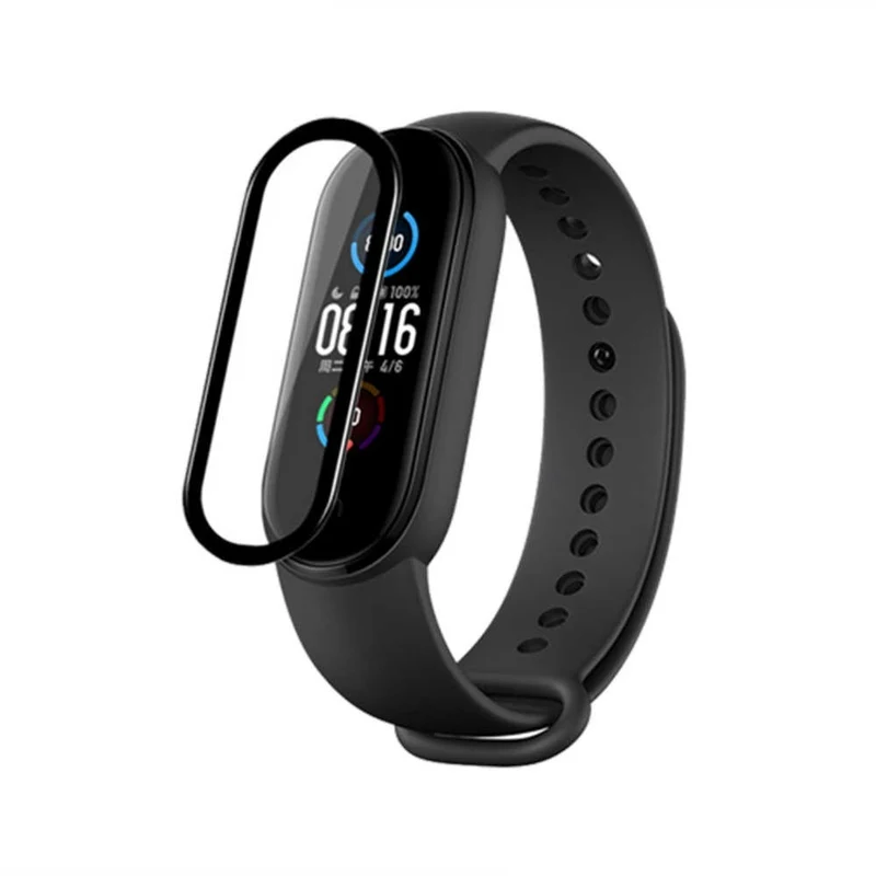 Xiaomi Mi Band 5 Curved Edge Screen Protector (set van 2 stuks)