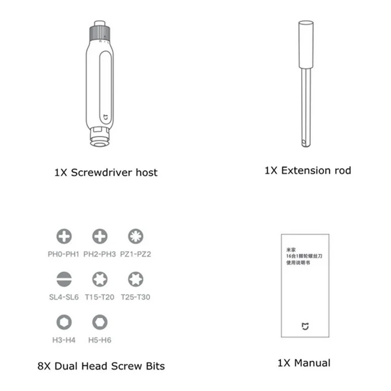 Xiaomi Mi 16-in-1 Ratel Schroevendraaier