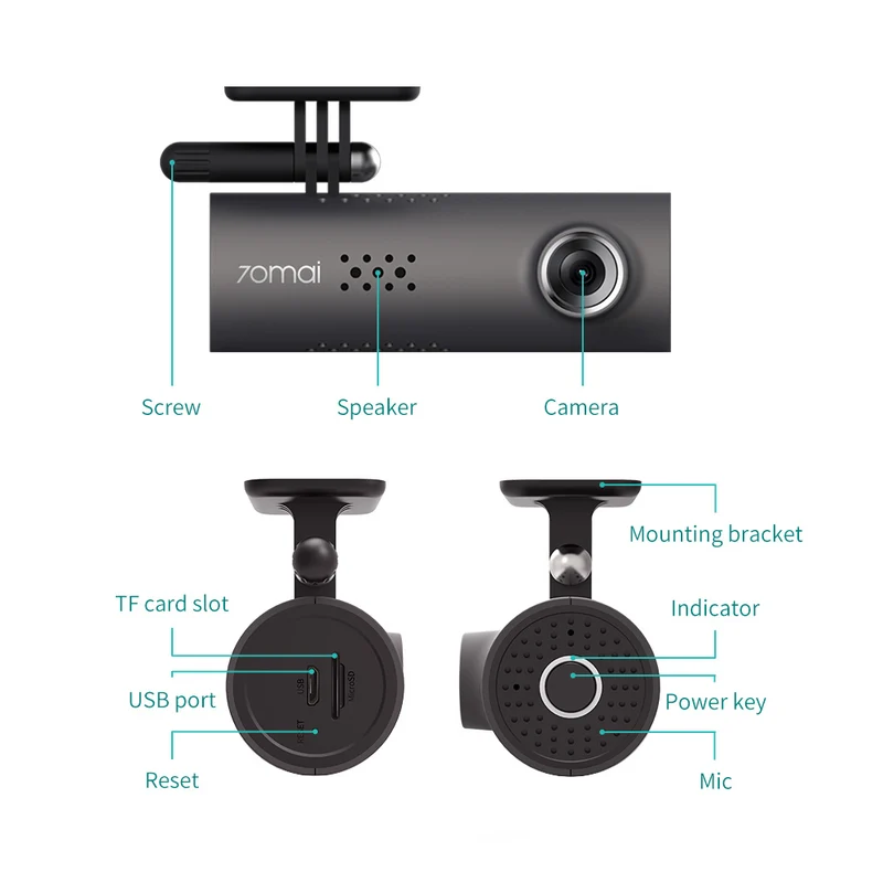 Xiaomi 70Mai 1S Dashcam Europese Versie